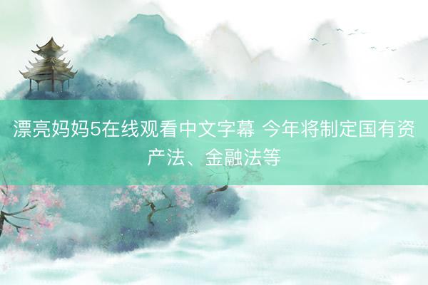 漂亮妈妈5在线观看中文字幕 今年将制定国有资产法、金融法等