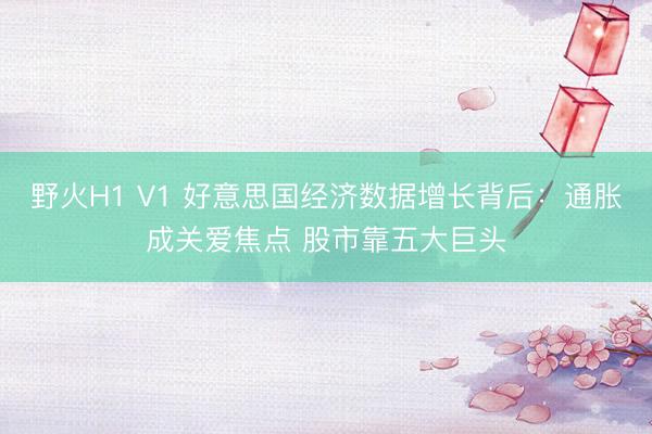 野火H1 V1 好意思国经济数据增长背后:通胀成关爱焦点 股市靠五大巨头