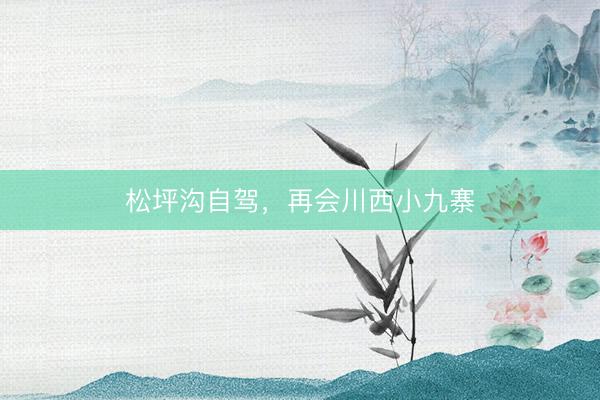 松坪沟自驾，再会川西小九寨